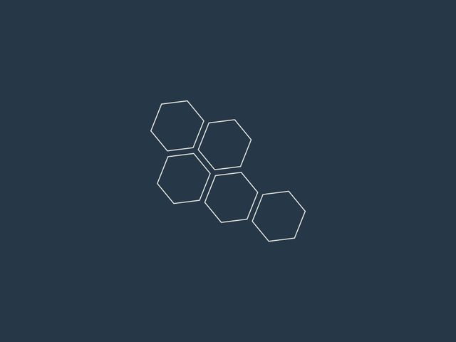 Imagem simplista de Andreia Ramos sugerida pelo ChatGPT com recurso a hexágonos para simbolizar a inteligência artificial