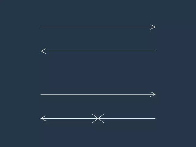 Desenho minimalista a simbolizar a reciprocidade das relações interpessoais e da ausência de reciprocidade na relação terapêutica