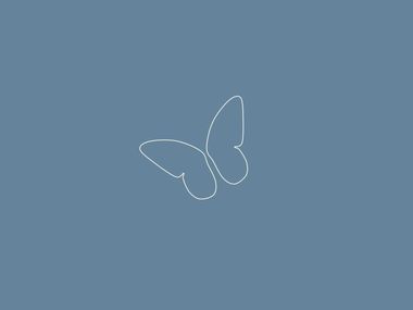 Imagem simplista de uma borboleta a simbolizar o processo de mudança do acompanhamento psicológico