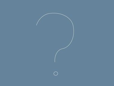 Ponto de interrogação a simbolizar o processo de dúvida quanto a iniciar um processo de psicoterapia