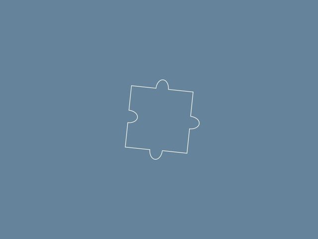 Imagem simplista de Andreia Ramos de uma peça de puzzle a simbolizar se o curso de psicologia é o certo