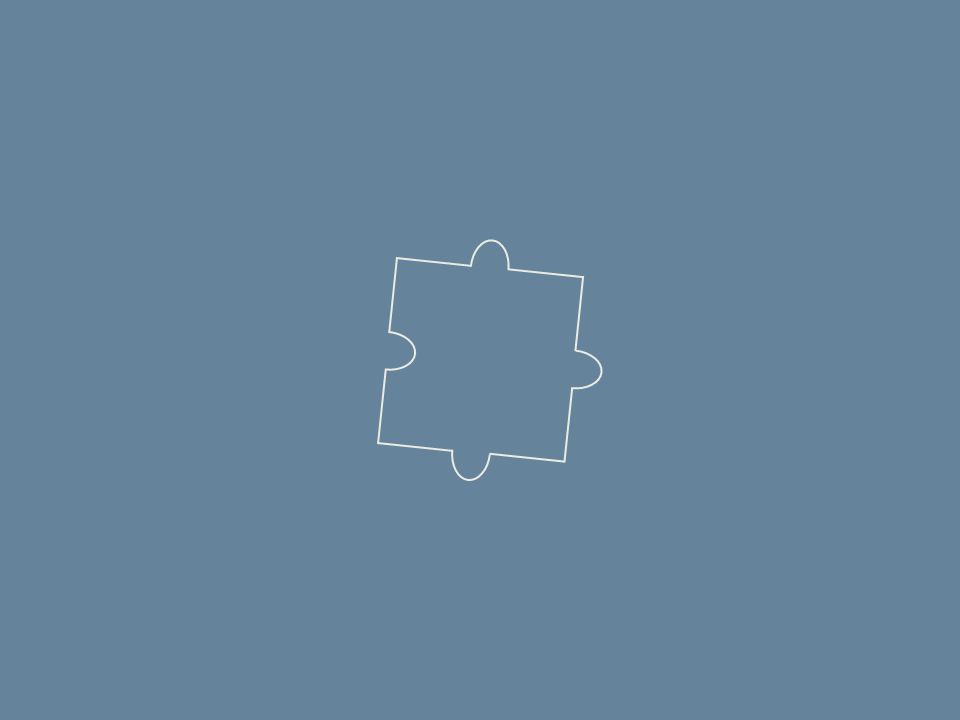 Imagem simplista de Andreia Ramos de uma peça de puzzle a simbolizar se o curso de psicologia é o certo