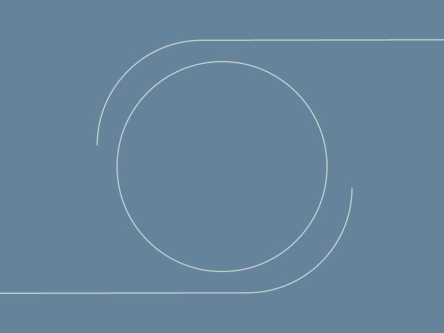 Desenho minimalista a simbolizar o início, o meio e o fim do processo terapêutico