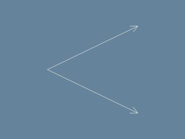 Desenho de Andreia Ramos de duas setas a indicar duas opções distintas