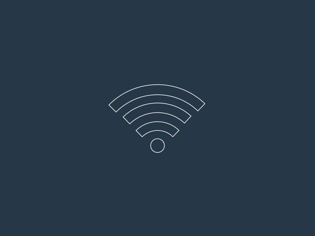 Imagem simplista do símbolo do wi-fi e internet para simbolizar a preparação da consulta de psicologia online
