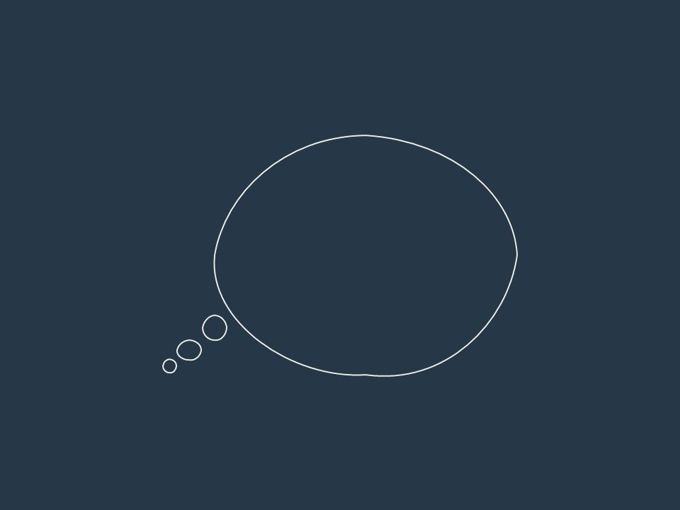 Imagem simplista a simbolizar os pensamentos positivos