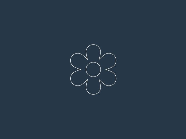 Imagem simplista de uma flor a simbolizar os processos da resiliência psicológica