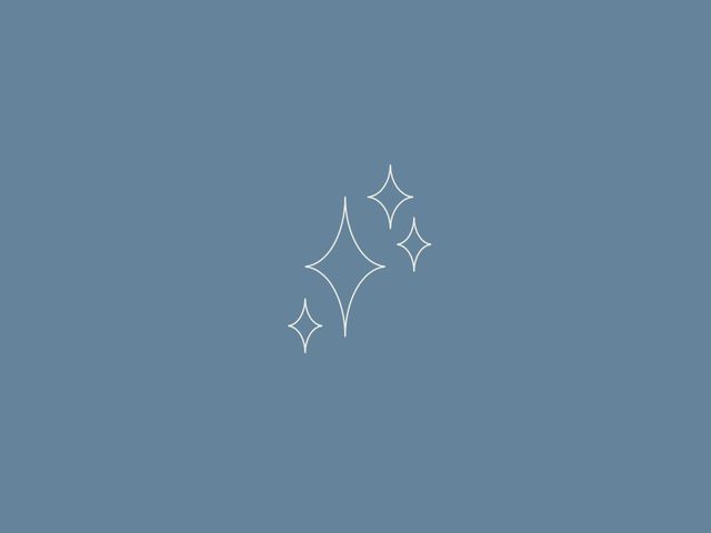 Imagem simplista de várias estrelas a simbolizar o processo de luto