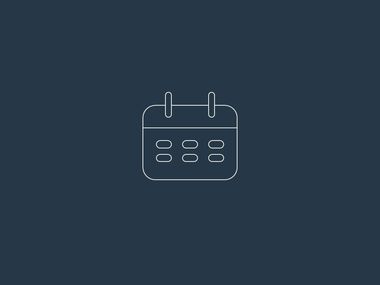 Imagem simplista de um calendário a simbolizar a semana típica de um psicólogo clínico